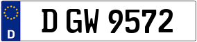 Truck License Plate